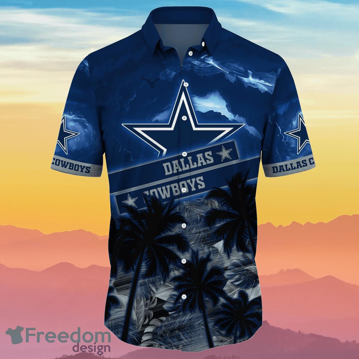 Dallas Cowboys NFL Flower Hawaiian Shirt Ideal Gift For Real Fans Product Photo 2