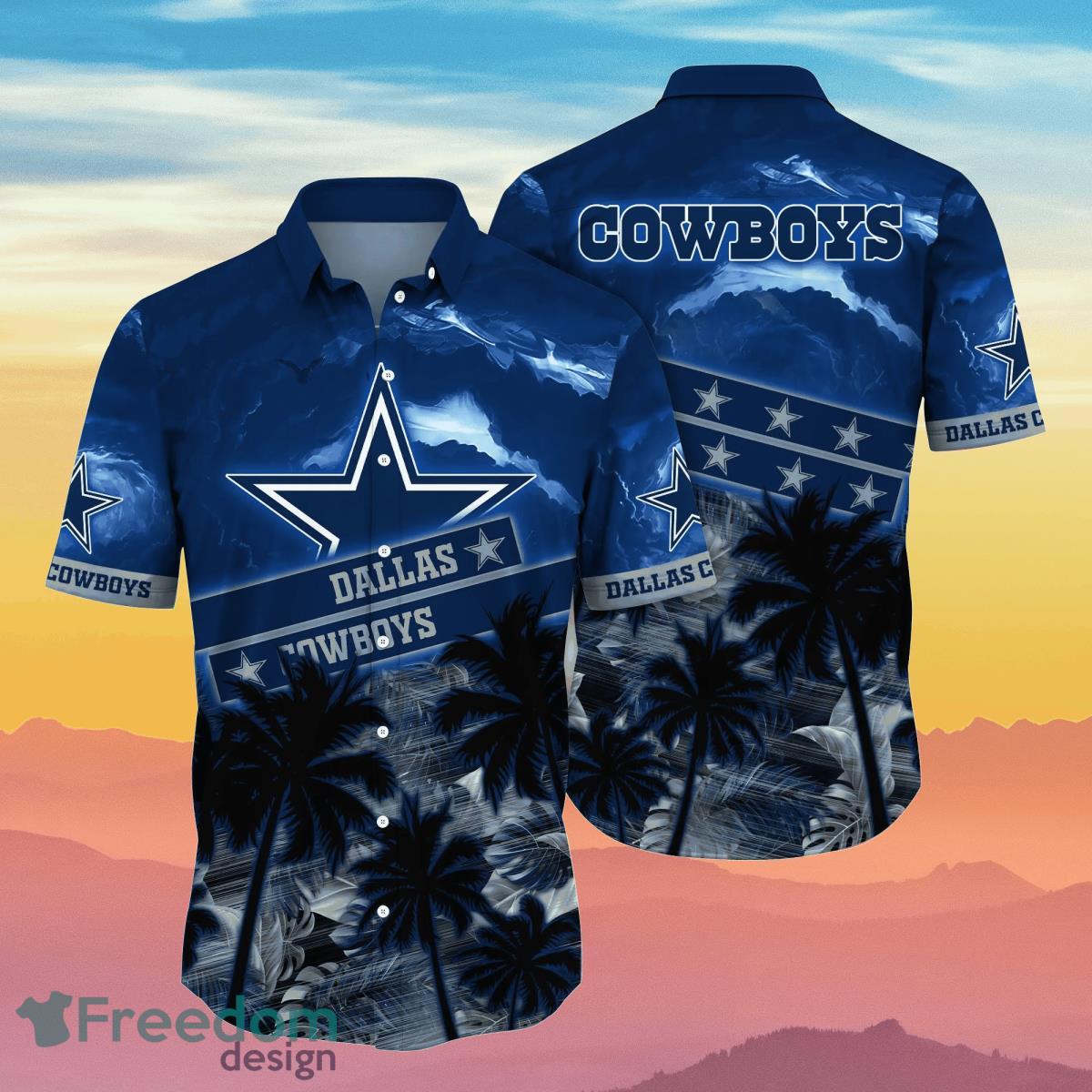 Dallas Cowboys NFL Flower Hawaiian Shirt Ideal Gift For Real Fans Product Photo 1