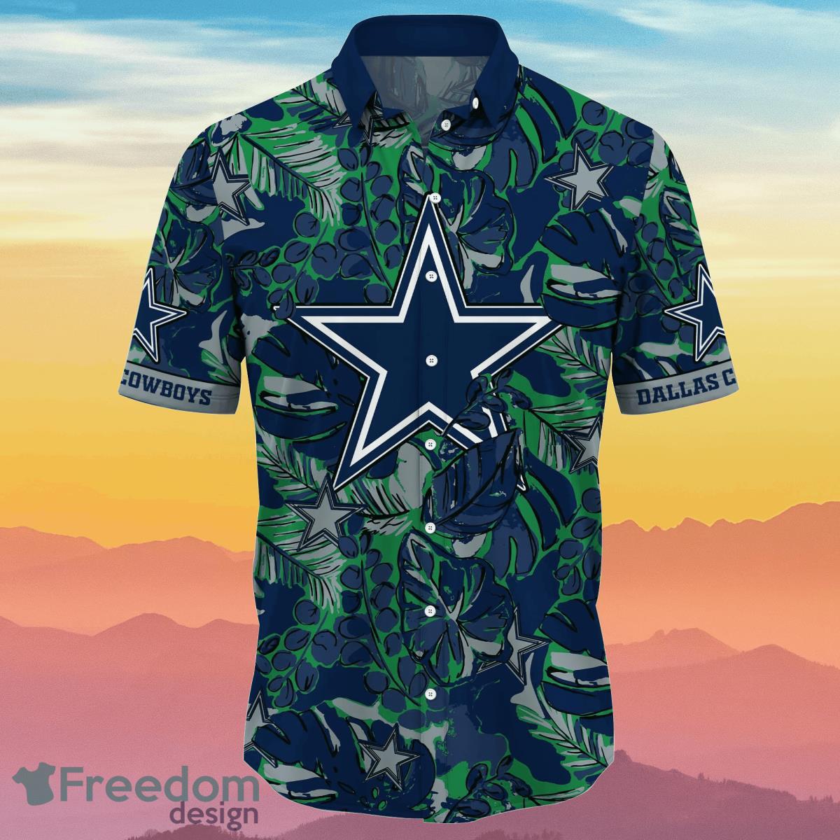 Dallas Cowboys NFL Flower Hawaiian Shirt Impressive Gift For Real Fans Product Photo 2