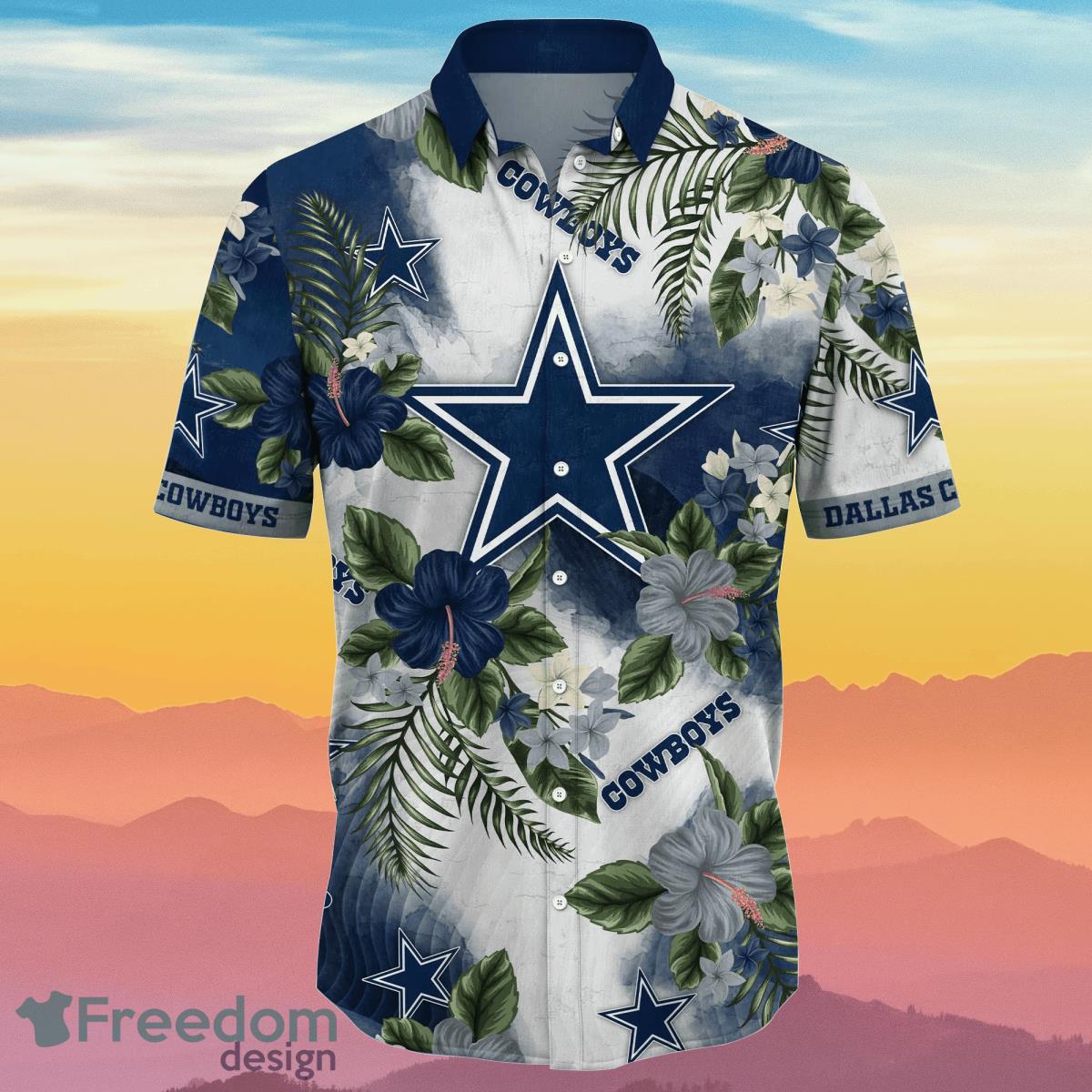 Dallas Cowboys NFL Flower Hawaiian Shirt Summer Football Gift For Real Fans Product Photo 2