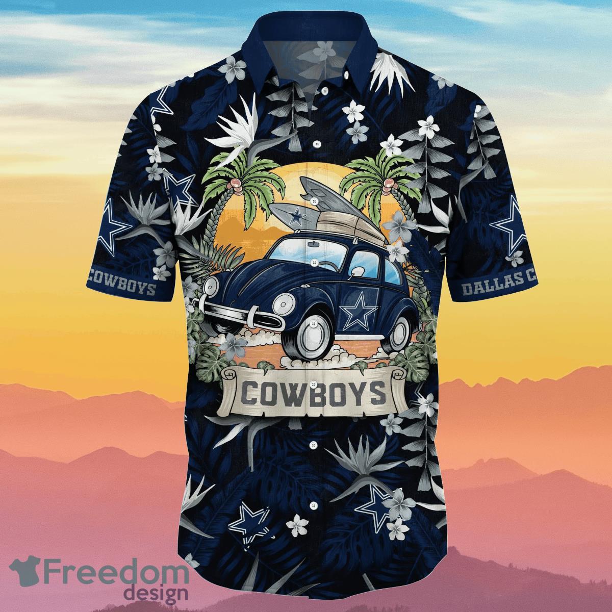 Dallas Cowboys NFL Flower Hawaiian Shirt Summer Football Impressive Gift For Real Fans Product Photo 2