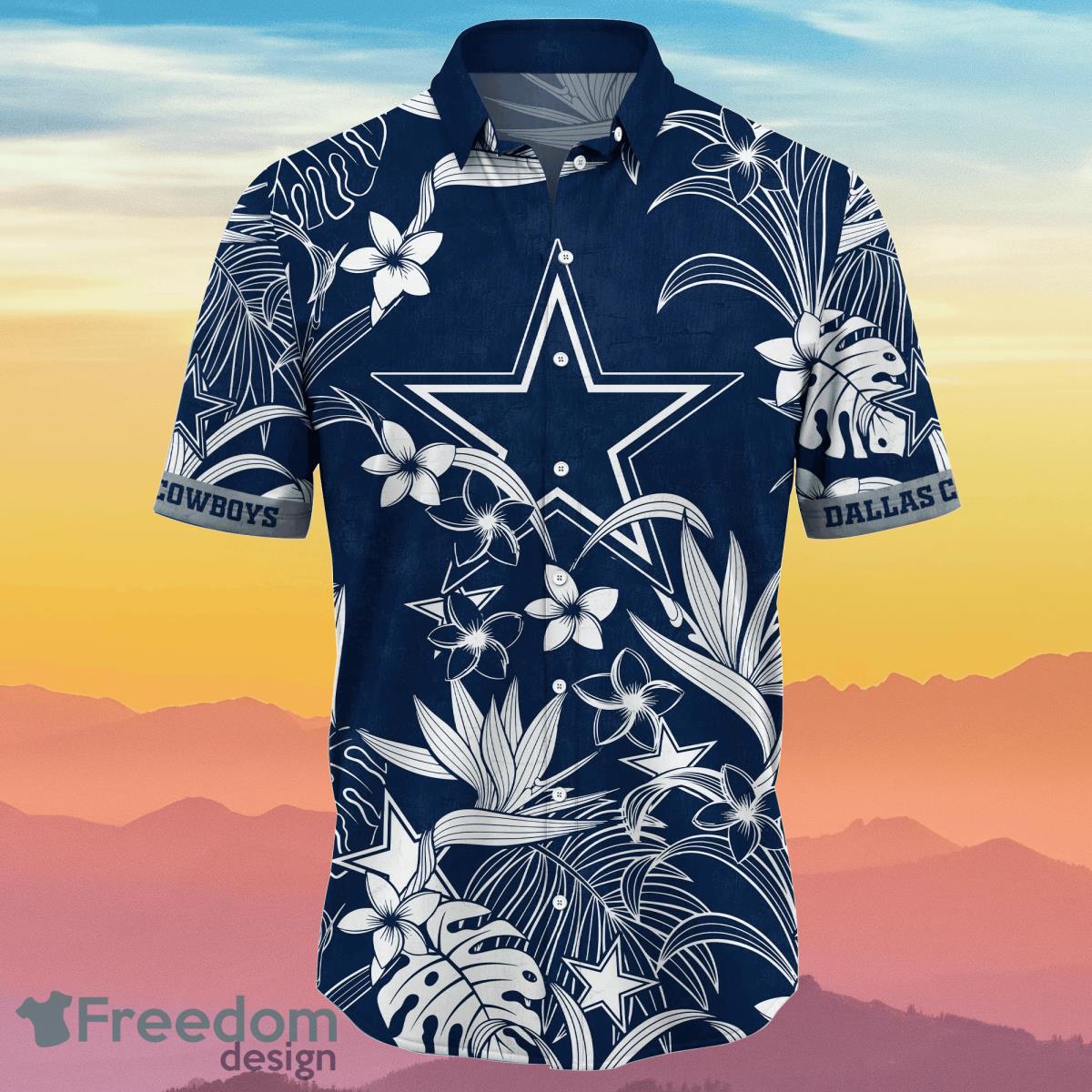 Dallas Cowboys NFL Flower Hawaiian Shirt Summer Football Unique Gift For Real Fans Product Photo 2