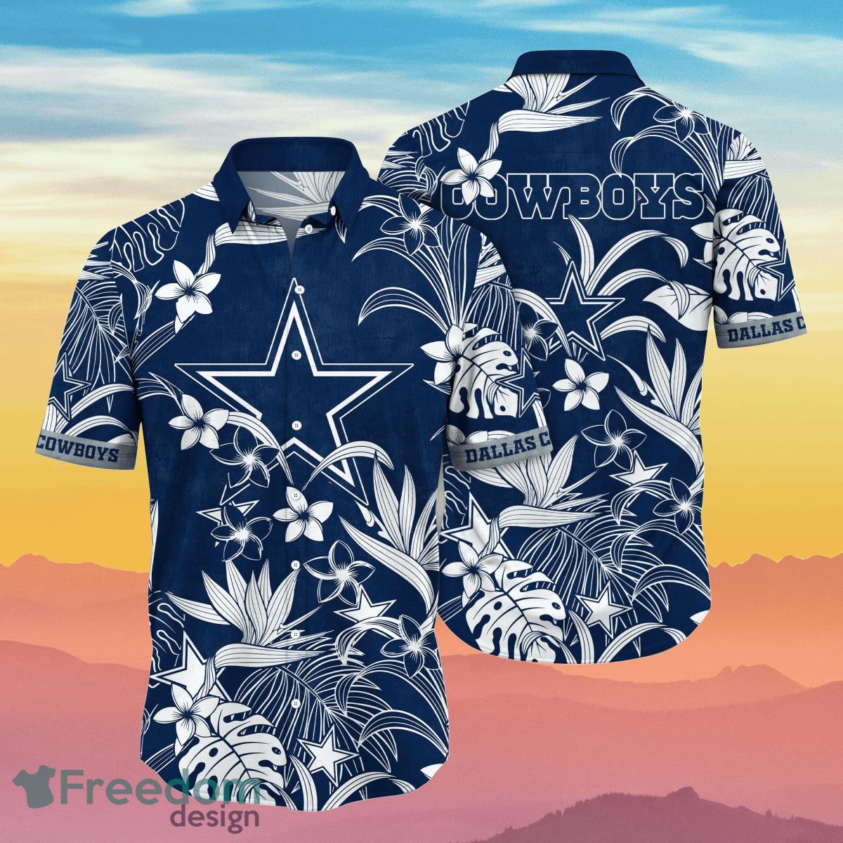 Dallas Cowboys NFL Flower Hawaiian Shirt Summer Football Unique Gift For Real Fans Product Photo 1