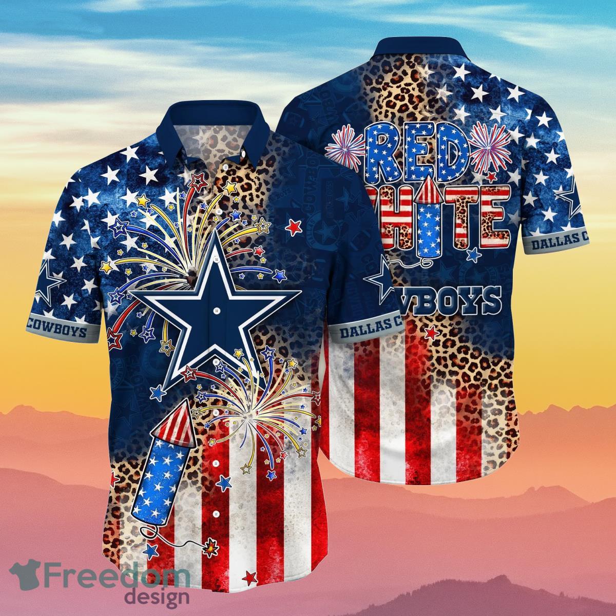 Dallas Cowboys NFL Hawaii Shirt Independence Day Best Gift For Men And Women Fans Product Photo 1