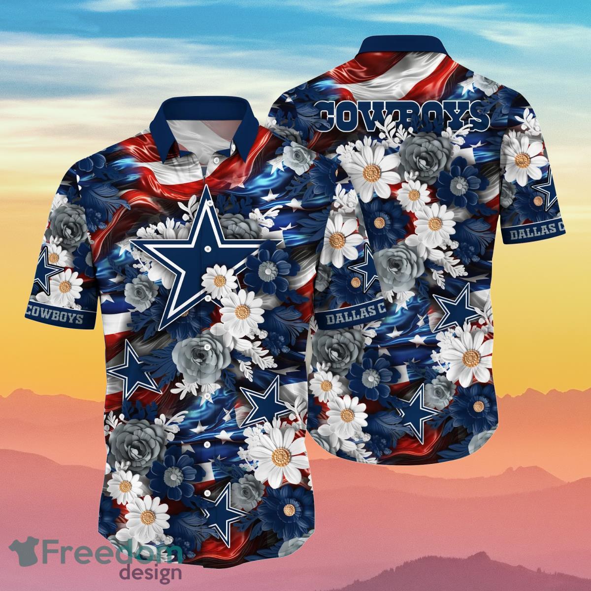 Dallas Cowboys NFL Hawaii Shirt Independence Day Summer Football Best Gift For Real Fans Product Photo 1