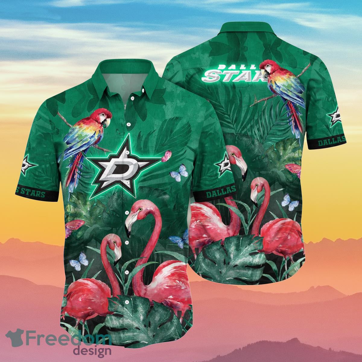 Dallas Stars NHL Flower Hawaiian Shirt Unique Gift For Men And Women Fans -  Freedomdesign