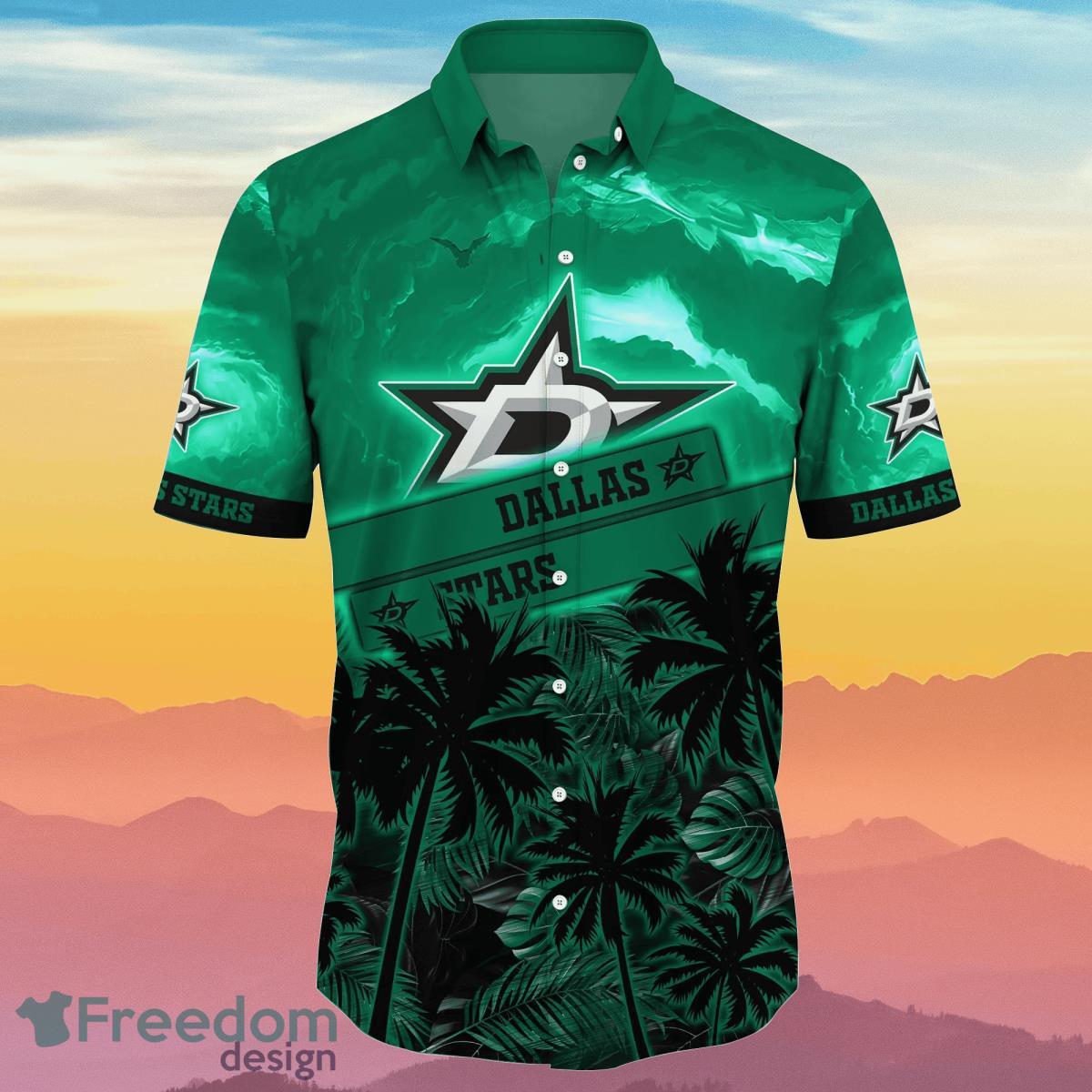 Dallas Stars NHL Flower Hawaiian Shirt Ideal Gift For Real Fans Product Photo 2