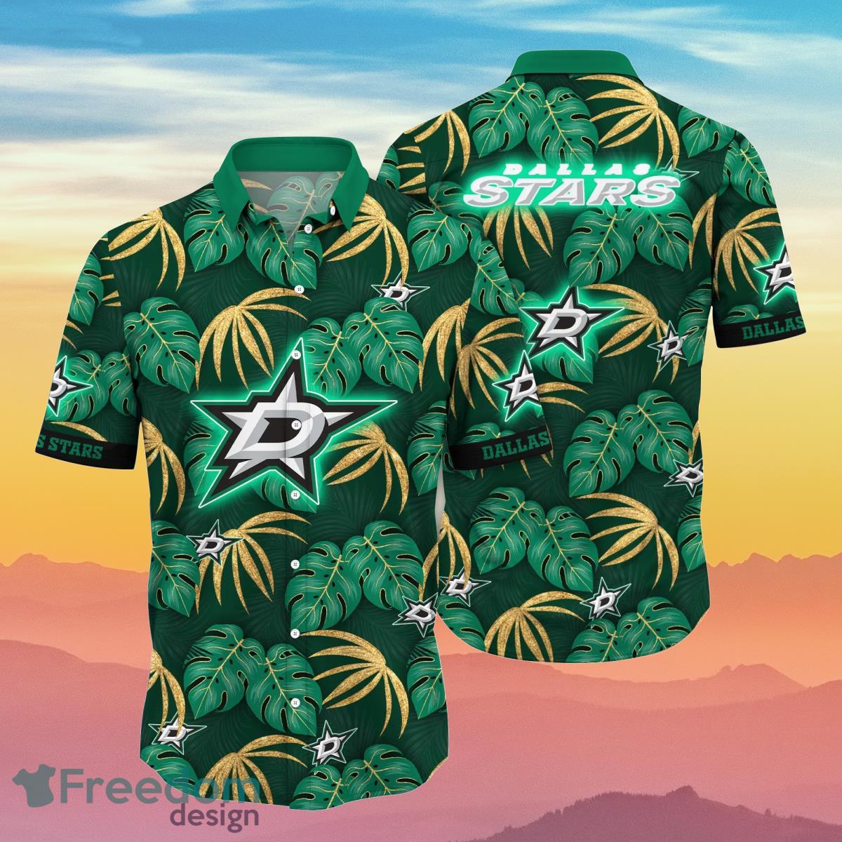 Dallas Stars NHL Flower Hawaiian Shirt Special Gift For Real Fans Product Photo 1