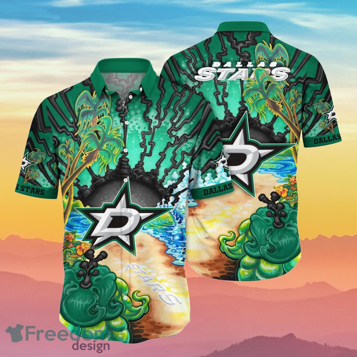 Dallas Stars NHL Flower Hawaiian Shirt Summer Football Best Idea For Real Fans Product Photo 1