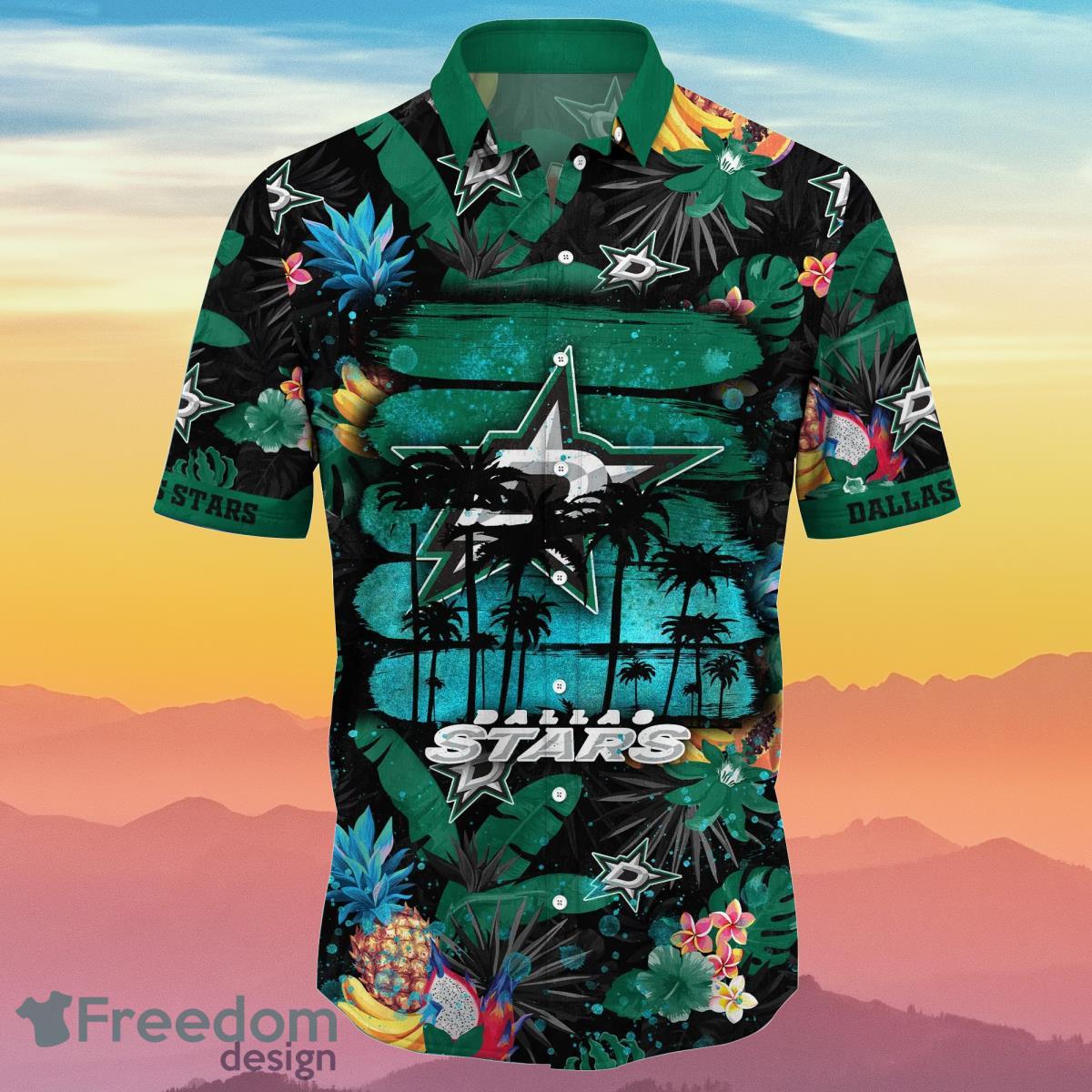 Dallas Stars NHL Flower Hawaiian Shirt Summer Football Gift For True  Fans Product Photo 2