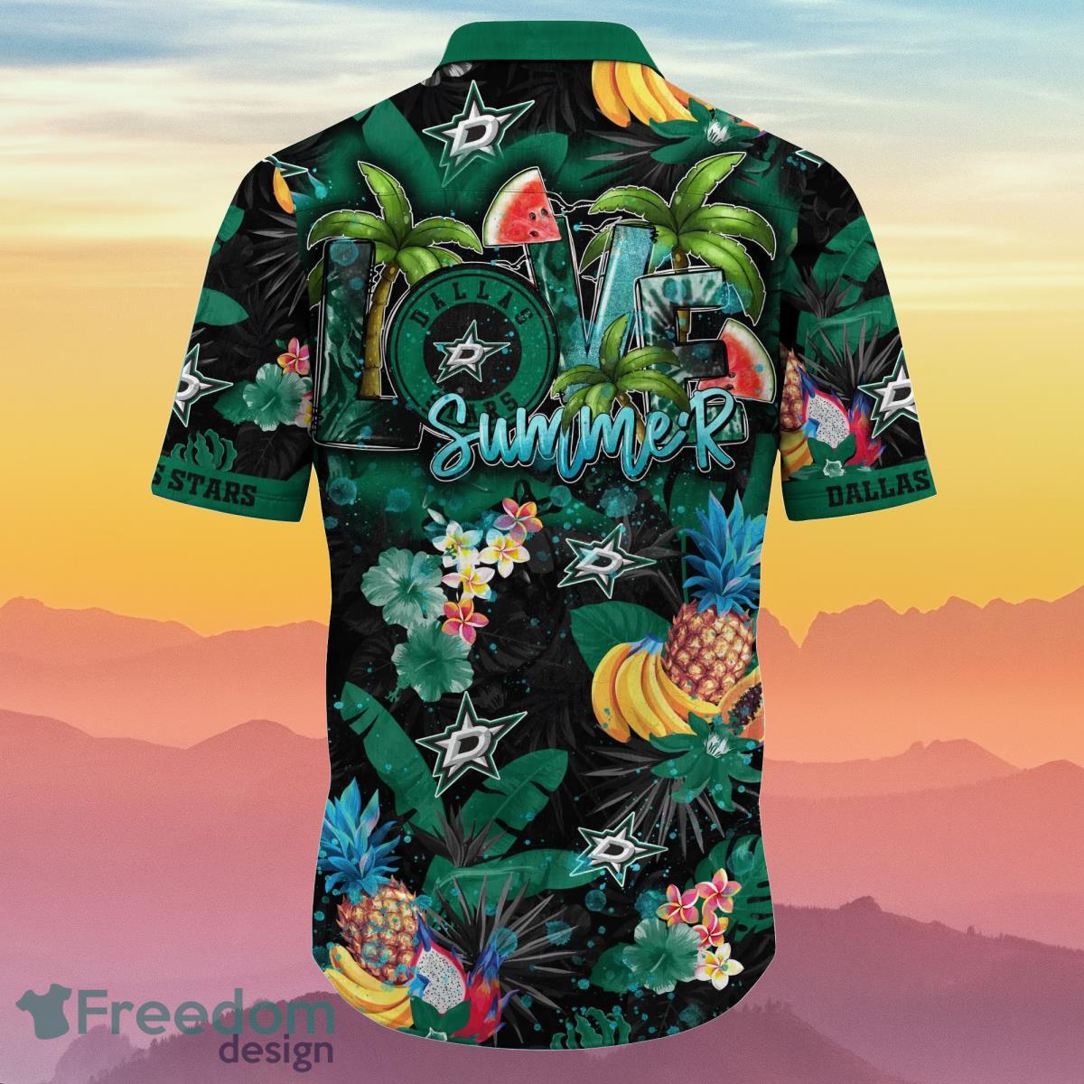 Dallas Stars NHL Flower Hawaiian Shirt Summer Football Unique Gift