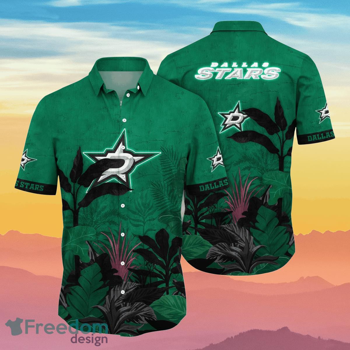 Dallas Stars National Hockey League 2023 V1 AOP Hawaiian Shirt