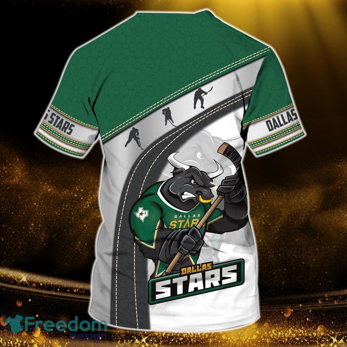 Dallas Stars Personalized Name 3D Tshirt Ideal Gift For Men And Women Fans Product Photo 2