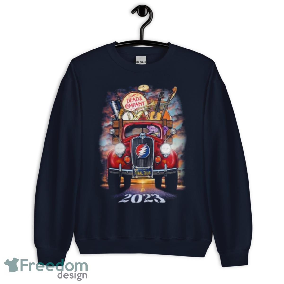 Dead And Company The Final Tour Truck 2023 Shirt - Unisex Crewneck Sweatshirt-1