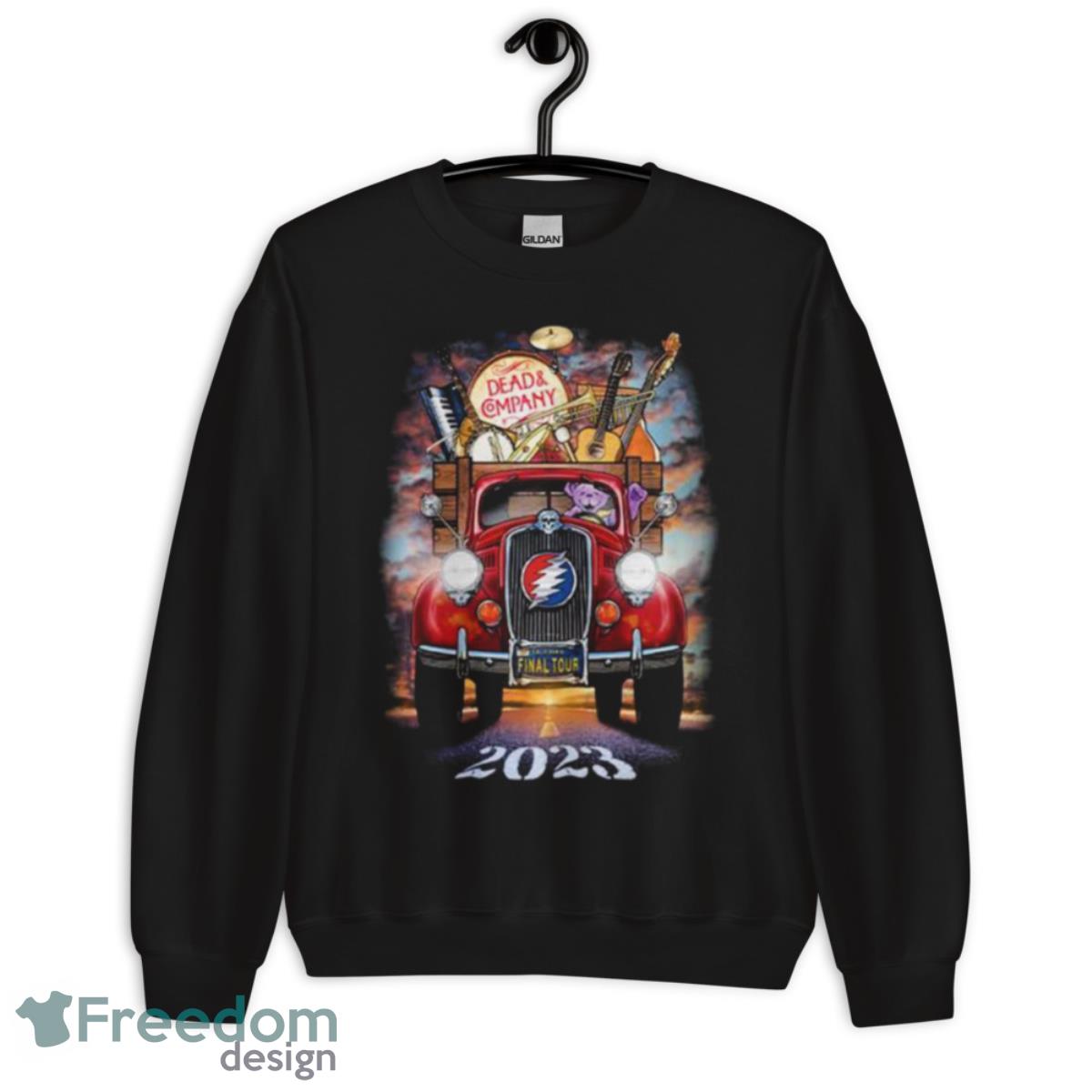 Dead And Company The Final Tour Truck 2023 Shirt - Unisex Crewneck Sweatshirt Dead And Company The Final Tour Truck 2023 Shirt - Unisex Crewneck Sweatshirt