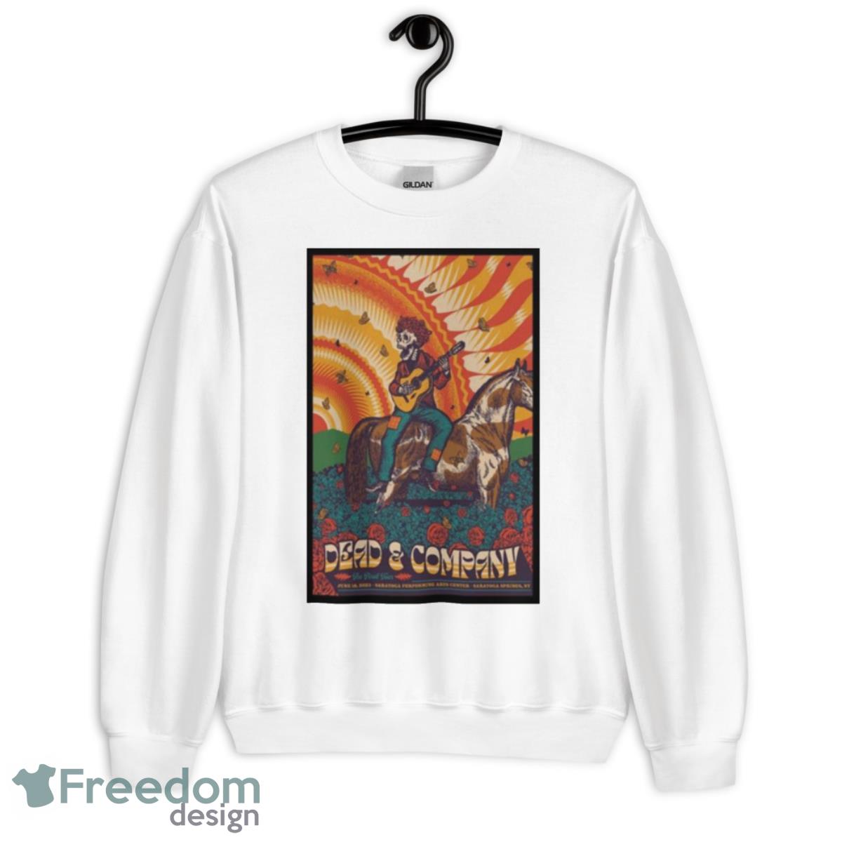 Dead & Company Saratoga Springs NY June 18 2023 Final Tour Poster Shirt - Unisex Heavy Blend Crewneck Sweatshirt