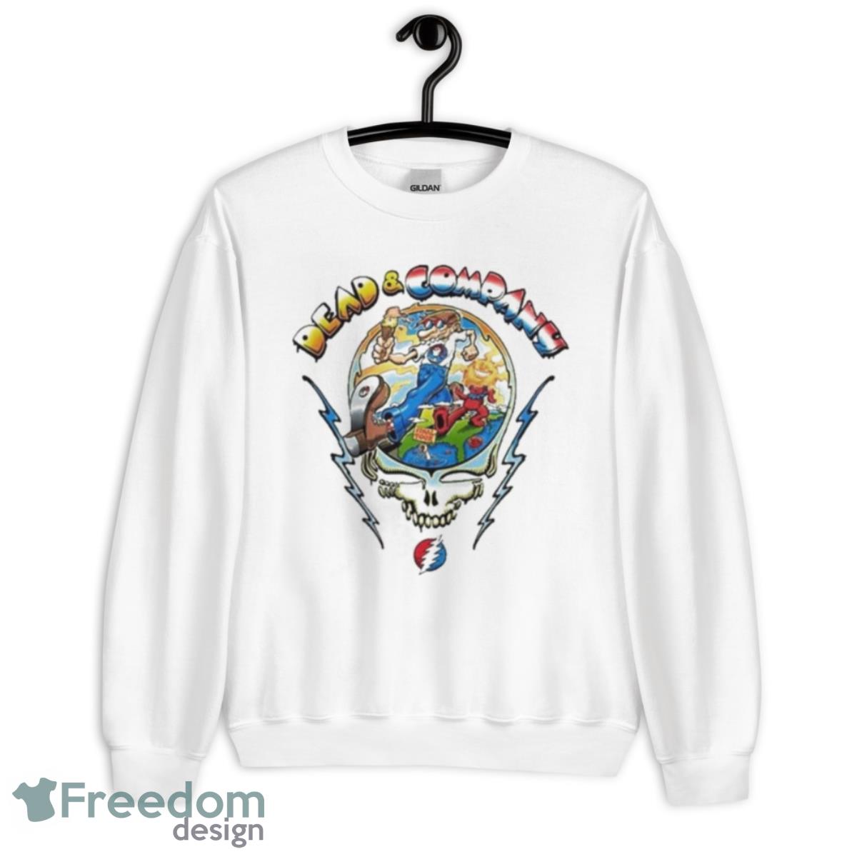 Dead & Company The Final Tour 2023 Ice Cream Man Shirt - Unisex Heavy Blend Crewneck Sweatshirt