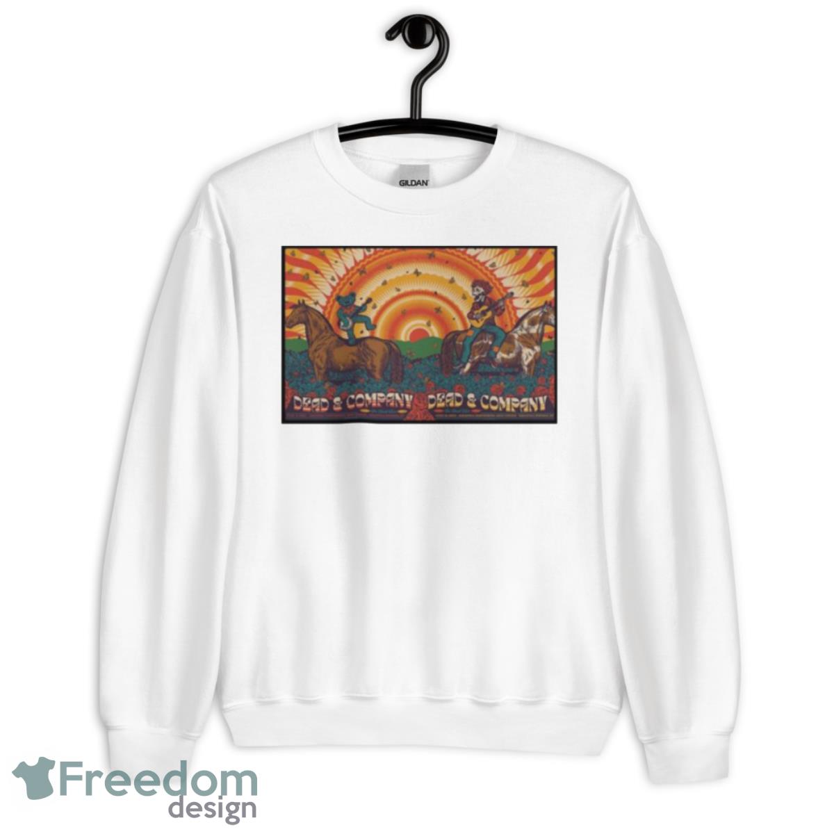 Dead & Company The Final Tour 2023 Saratoga Springs NY Poster Shirt - Unisex Heavy Blend Crewneck Sweatshirt