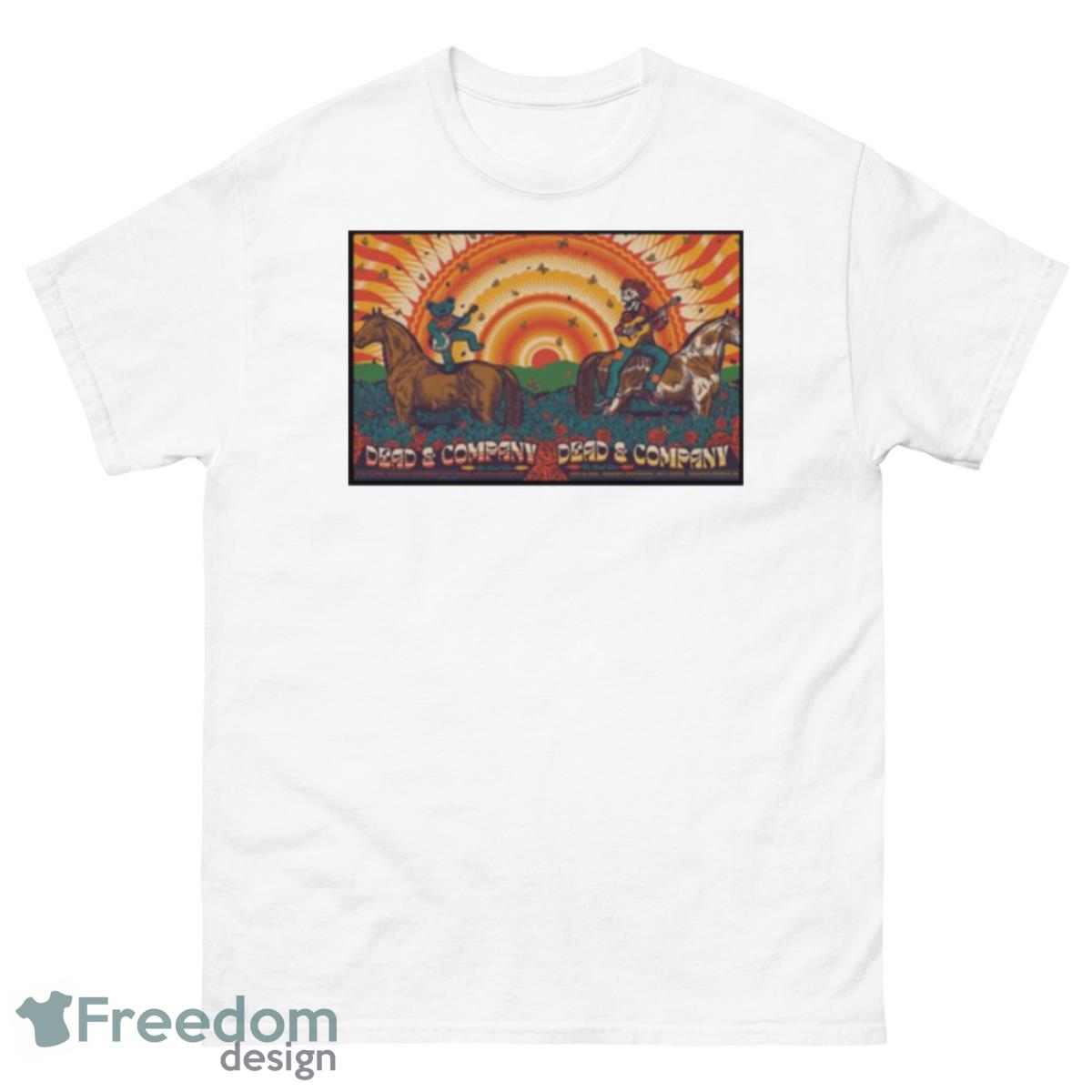 Dead & Company The Final Tour 2023 Saratoga Springs NY Poster Shirt - 500 Men’s Classic Tee Gildan