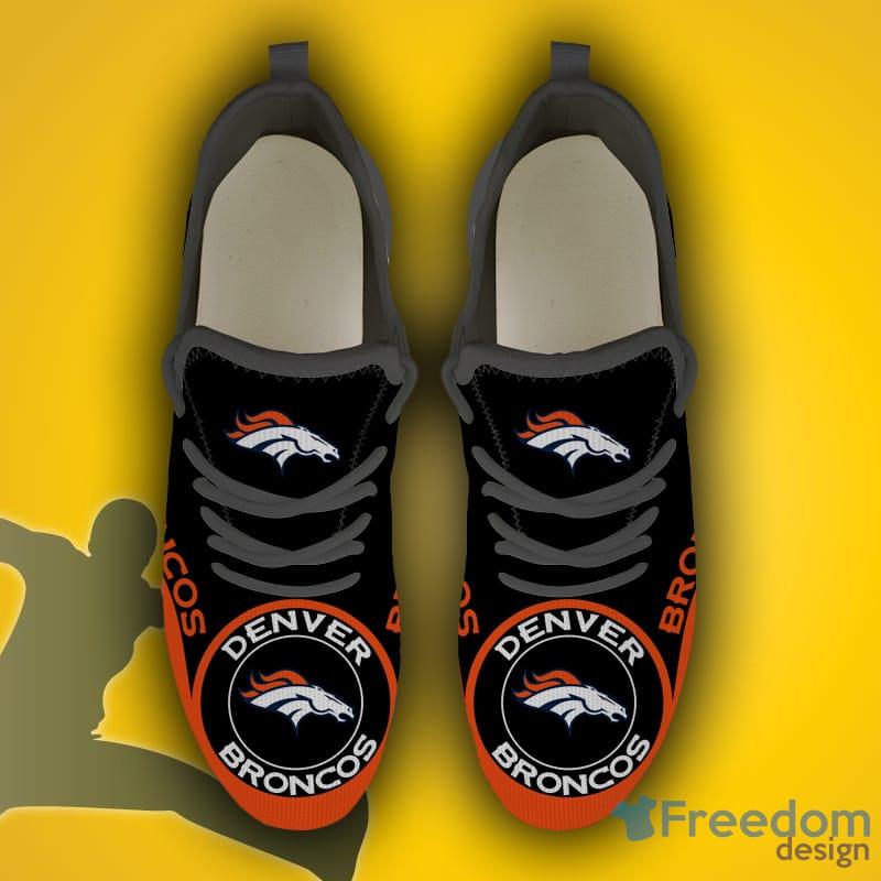 Denver Broncos Custom Sneakers Shoes For Men And Women