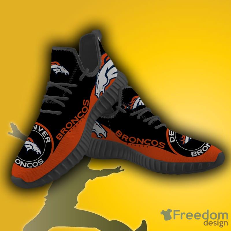 Custom Yeezy Running Shoes For Men Women Denver Broncos NFL