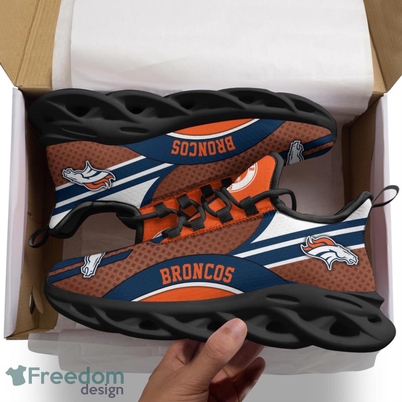 Denver Broncos NFL Clunky Max Soul Shoes Custom Name Special Gift Product Photo 1