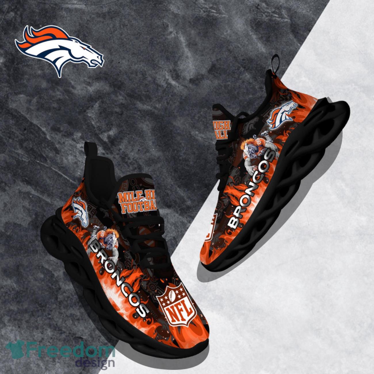 Denver Broncos NFL Clunky Max Soul Shoes For Men Women Product Photo 1