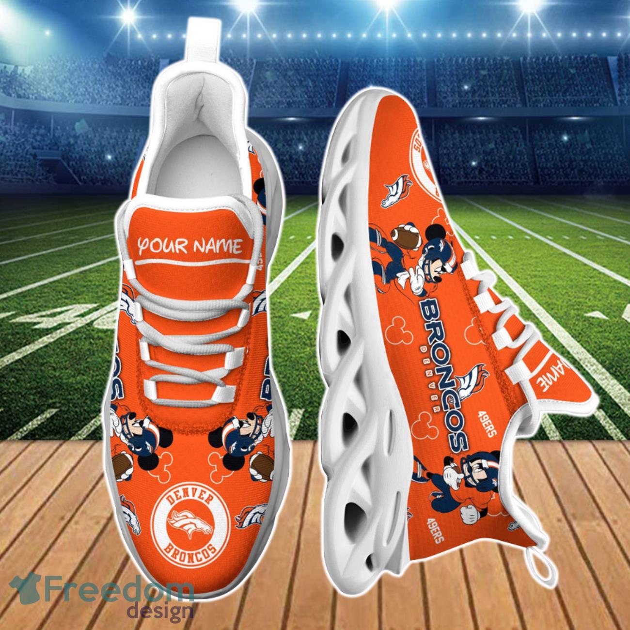 Denver Broncos NFL New Clunky Sneakers Max Soul Shoes For Men And Women -  Banantees