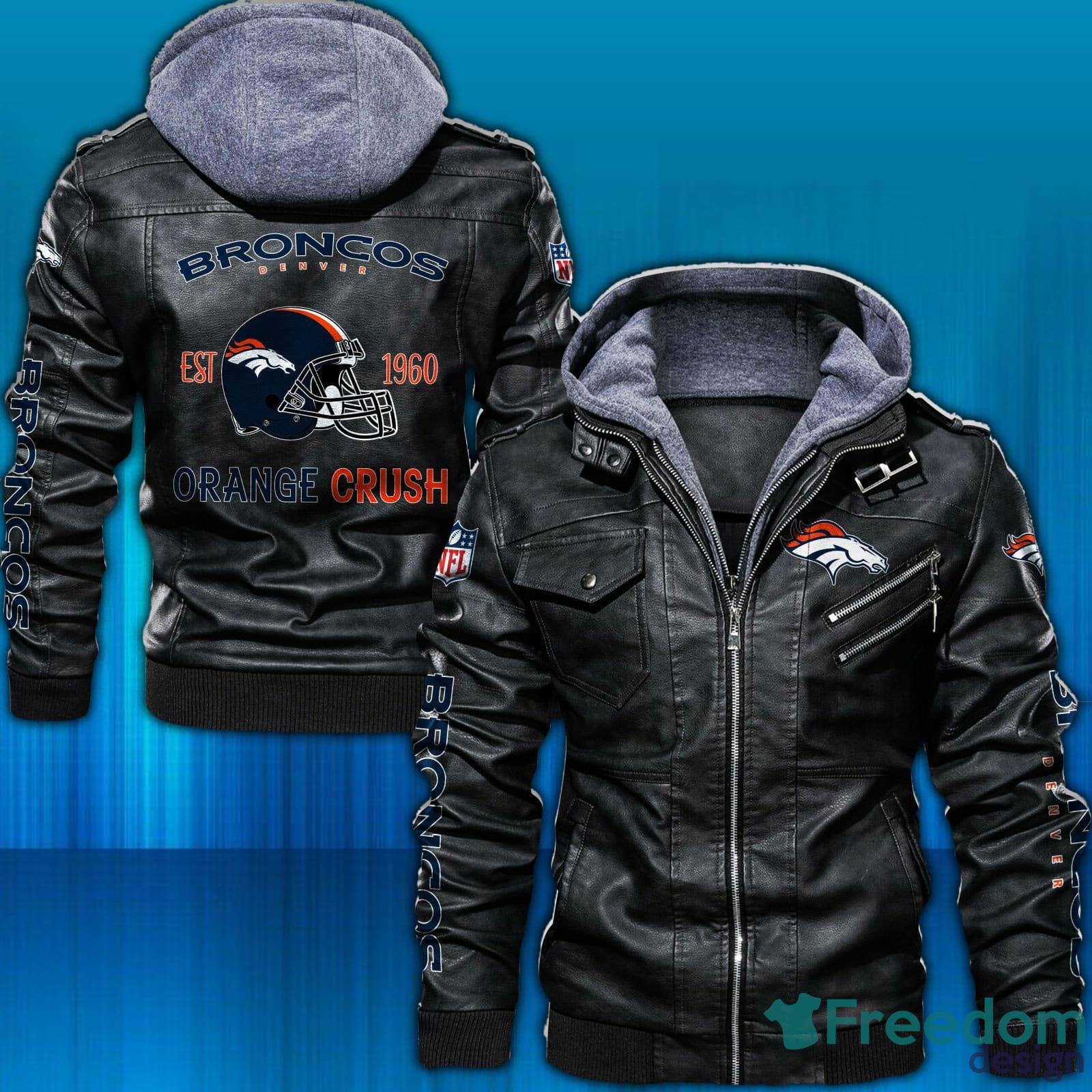 Maker of Jacket NFL Denver Broncos Vintage Team Leather