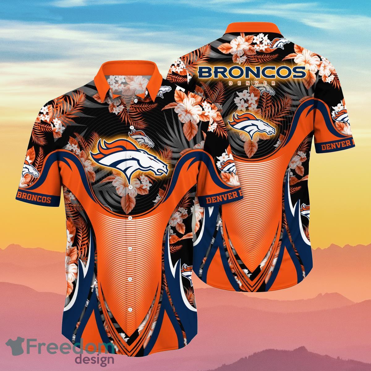 Denver Broncos NFL Flower Hawaiian Shirt Best Gift For Men And Women Fans -  Freedomdesign