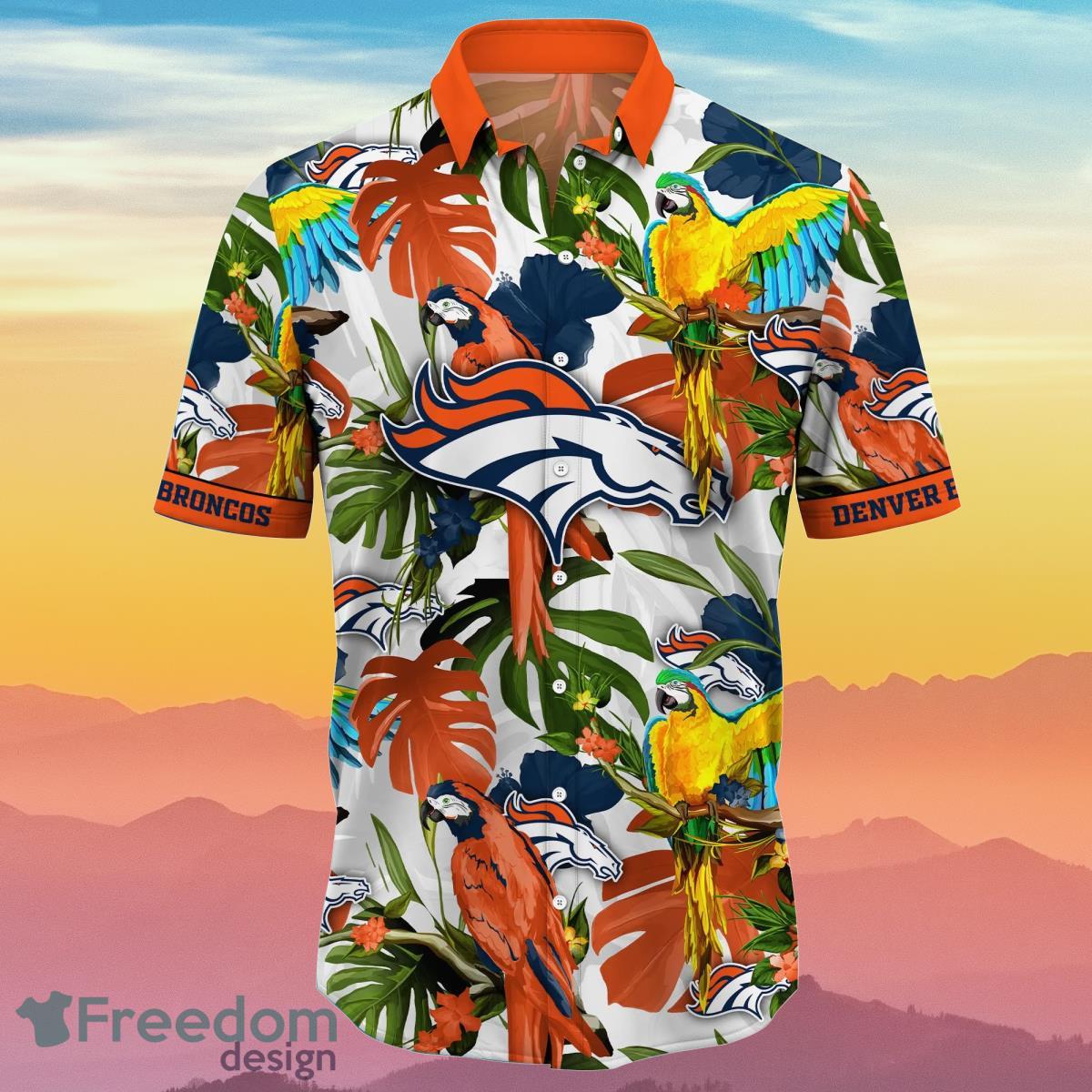 Denver Broncos NFL Flower Hawaiian Shirt Best Gift Idea For Fans Product Photo 2