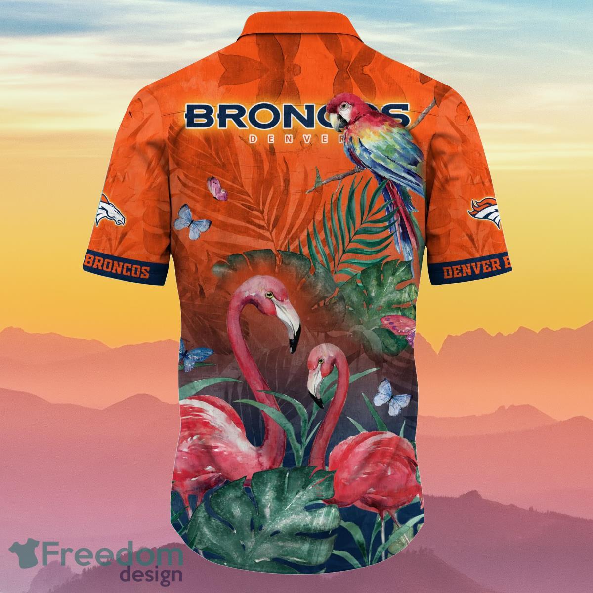 Denver Broncos NFL Flower Hawaiian Shirt Best Gift For Men And Women Fans -  Freedomdesign