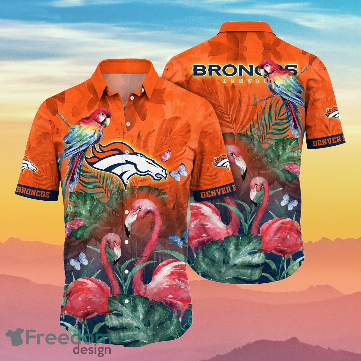 Denver Broncos NFL Flower Hawaiian Shirt Special Gift For Men And Women  Fans - Freedomdesign