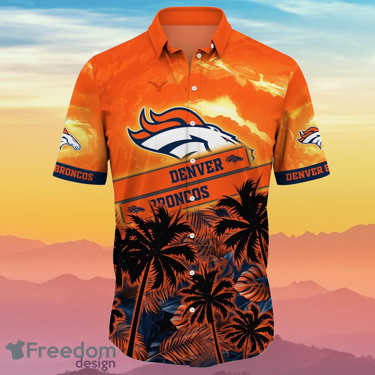 Denver Broncos NFL Flower Hawaiian Shirt Ideal Gift For Real Fans Product Photo 2