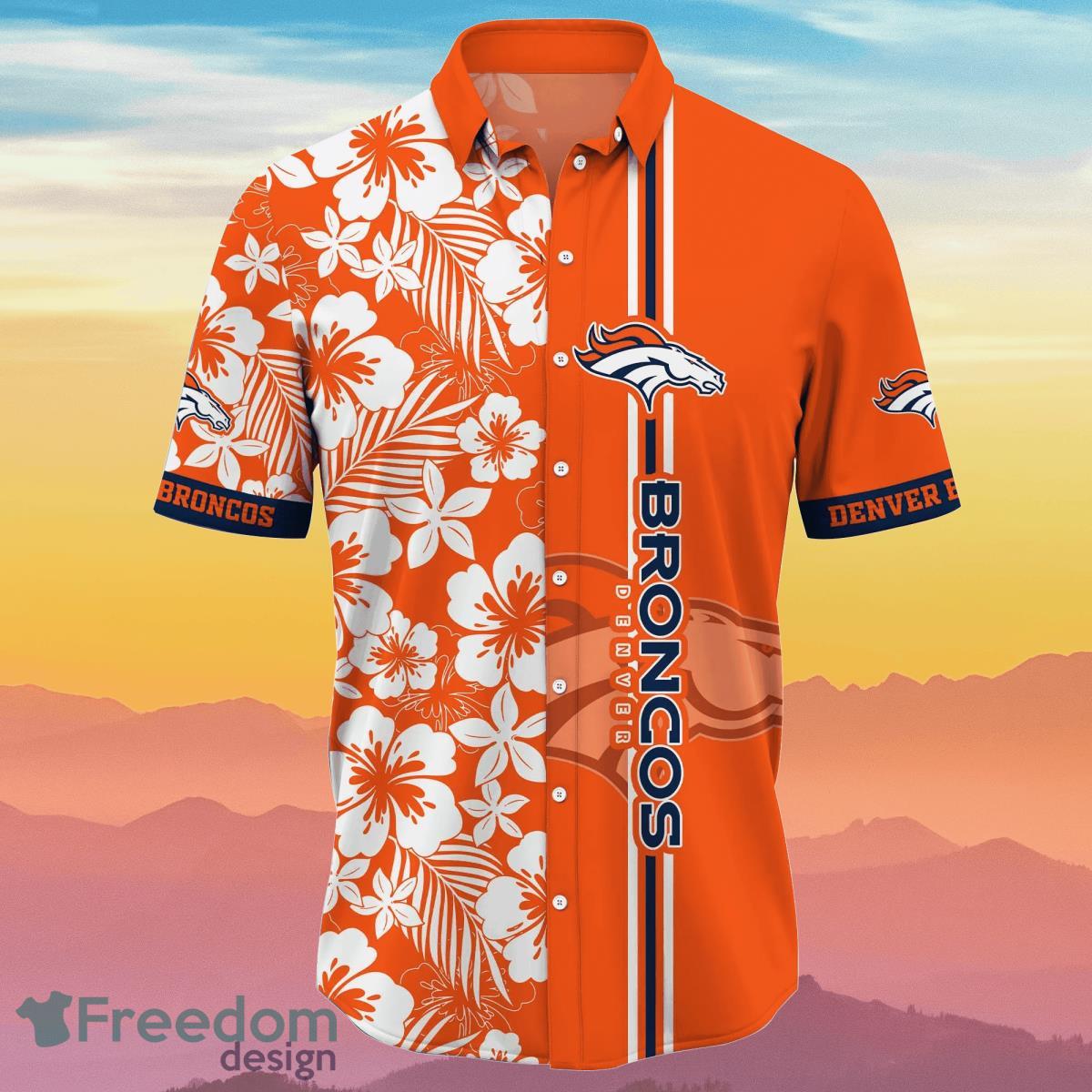 Denver Broncos NFL Flower Hawaiian Shirt Summer Football Best Gift For Real Fans Product Photo 2