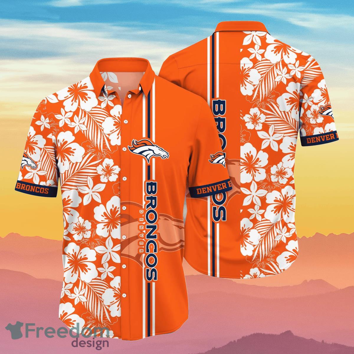 Denver Broncos NFL Flower Hawaiian Shirt Summer Football Best Gift For Real Fans Product Photo 1