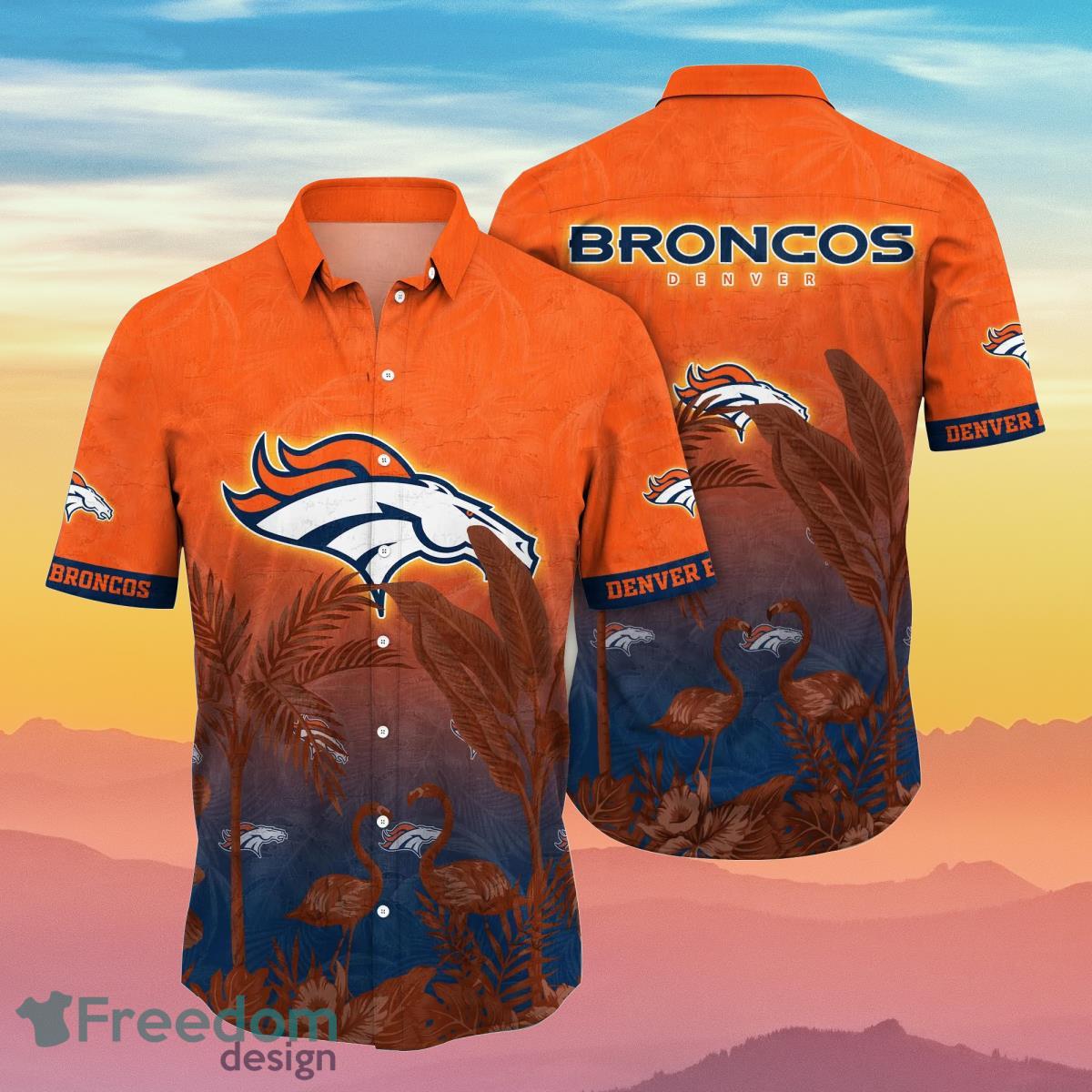 Nfl Denver Broncos Hawaiian Shirt Summer Button Up - Hot Sale 2023