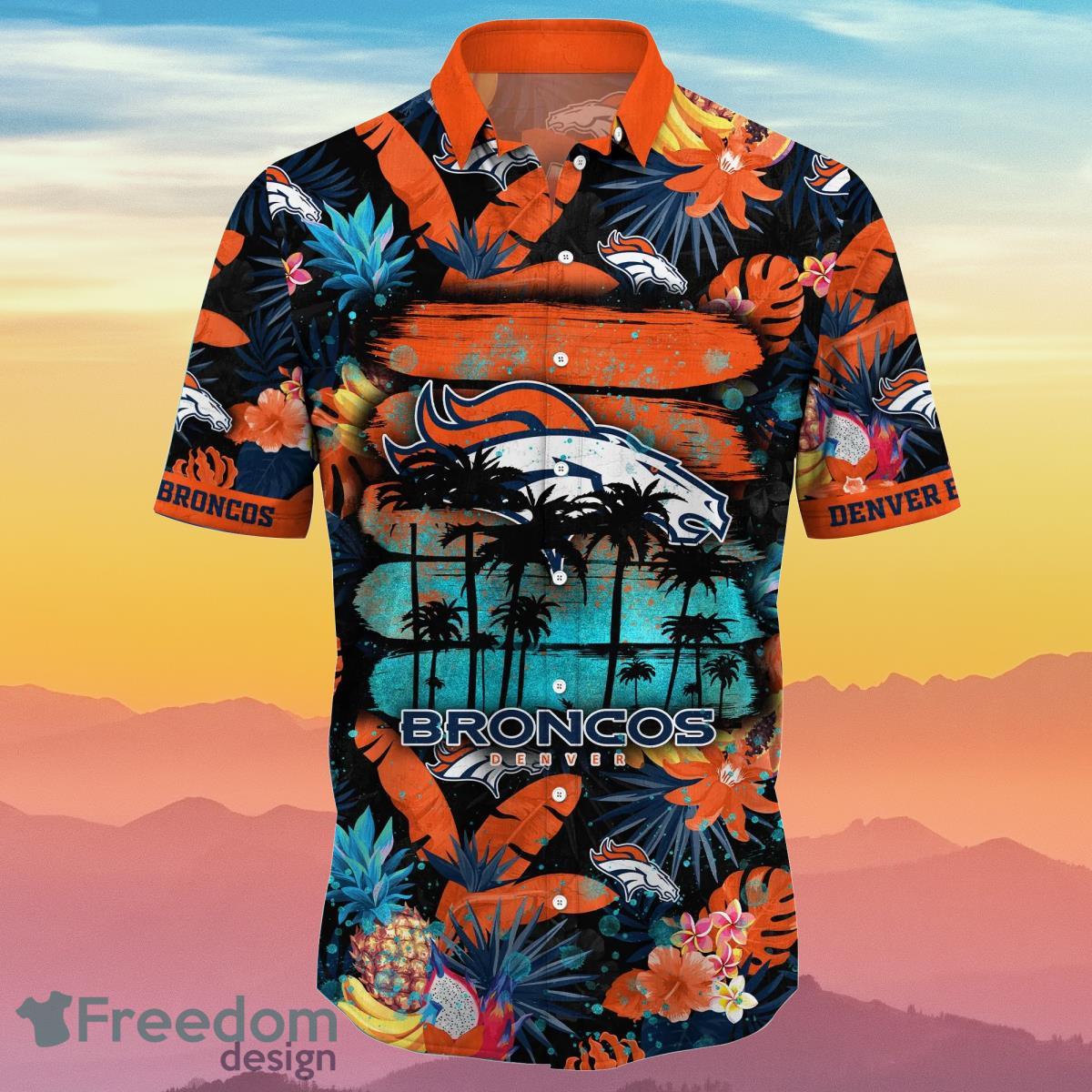 Denver Broncos NFL Flower Hawaiian Shirt Summer Football Gift For True  Fans Product Photo 2