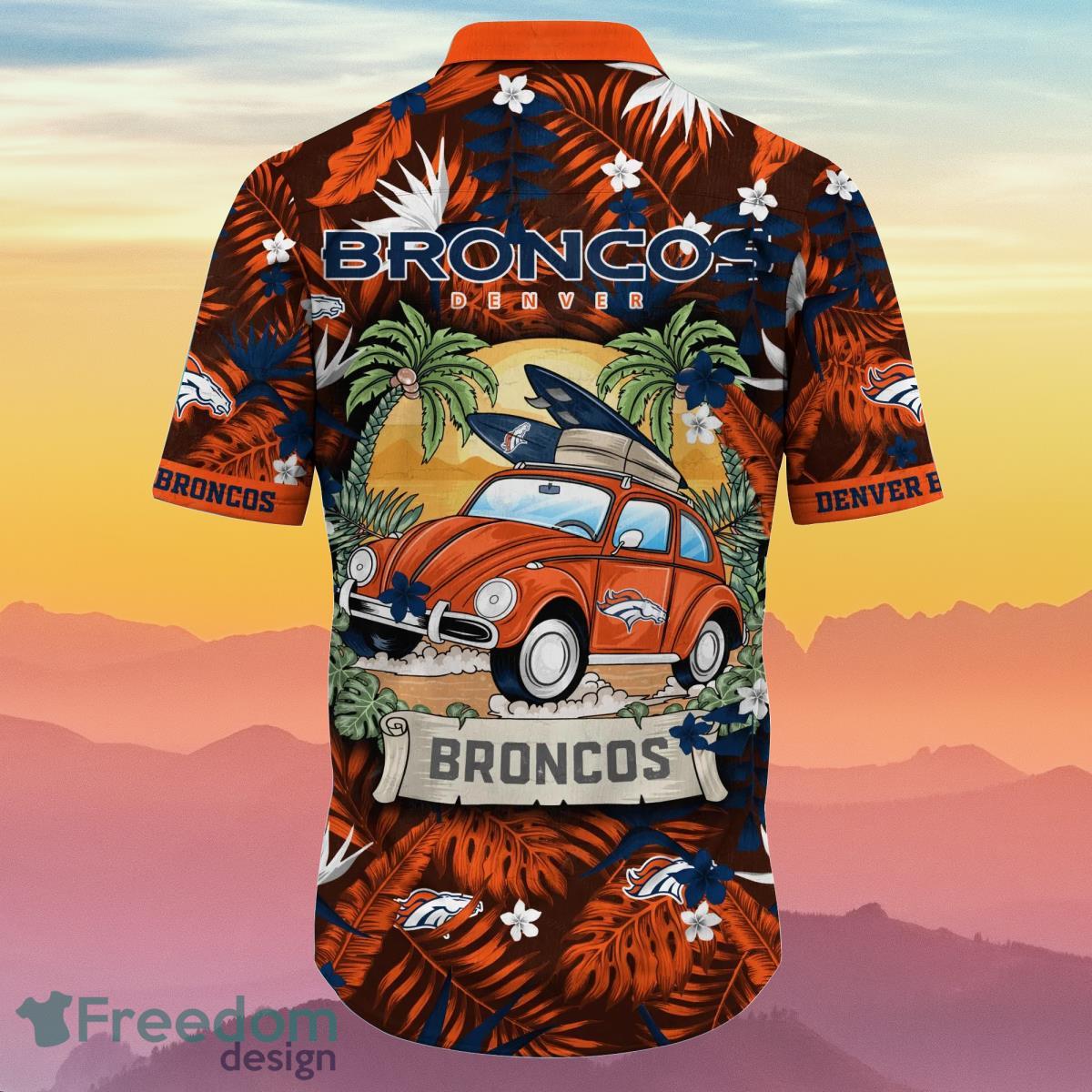 Denver Broncos NFL Flower Hawaiian Shirt Summer Football Impressive Gift For Real Fans Product Photo 3 Denver Broncos NFL Flower Hawaiian Shirt Summer Football Impressive Gift For Real Fans Product Photo 3