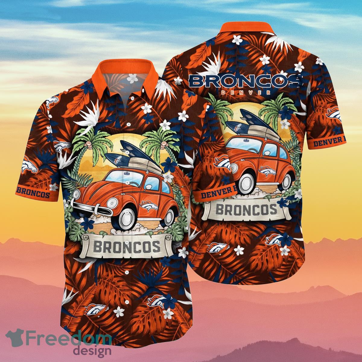 Denver Broncos NFL Flower Hawaiian Shirt Summer Football Impressive Gift For Real Fans Product Photo 1