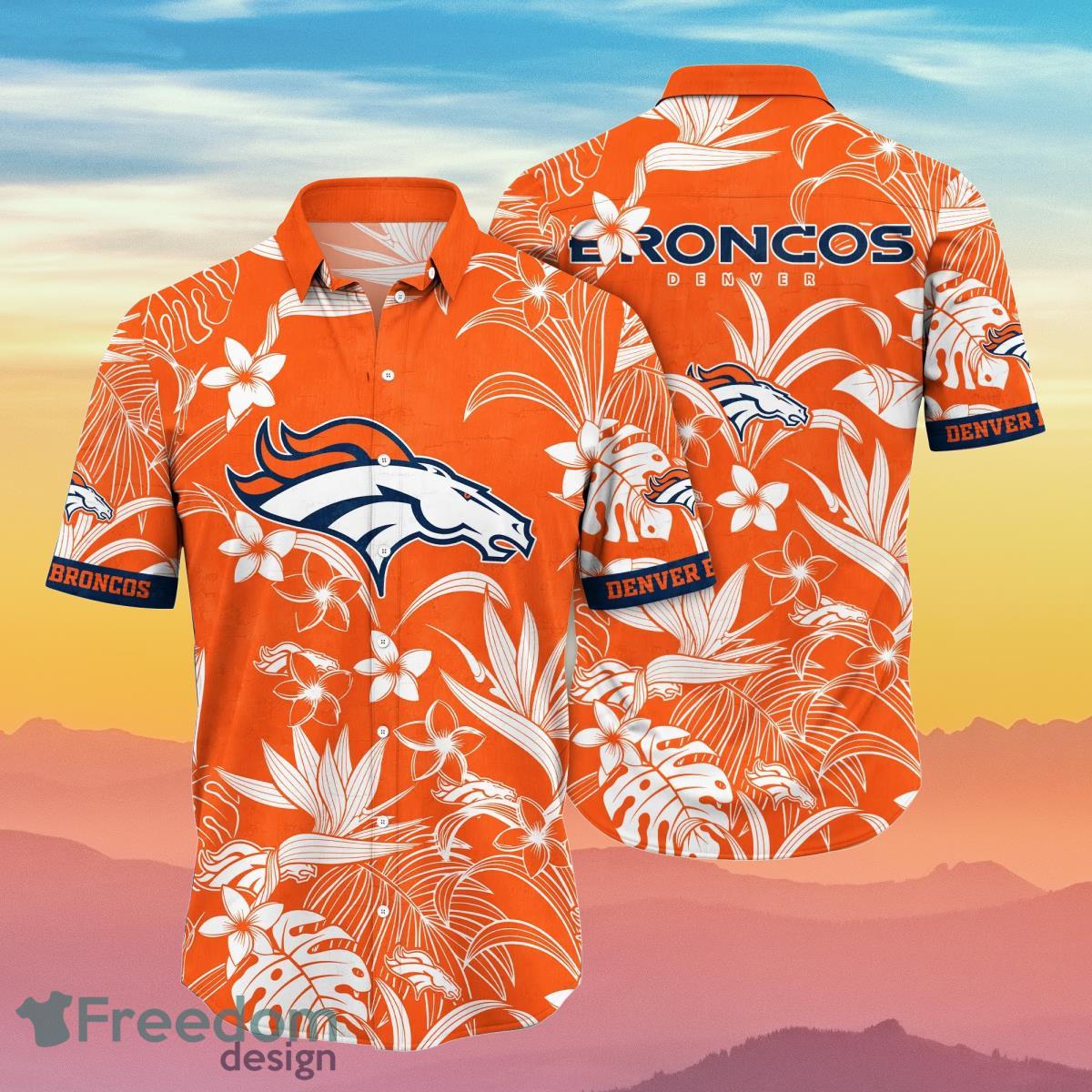 NFL Denver Broncos Hawaiian Shirt Special Floral Tropical Team