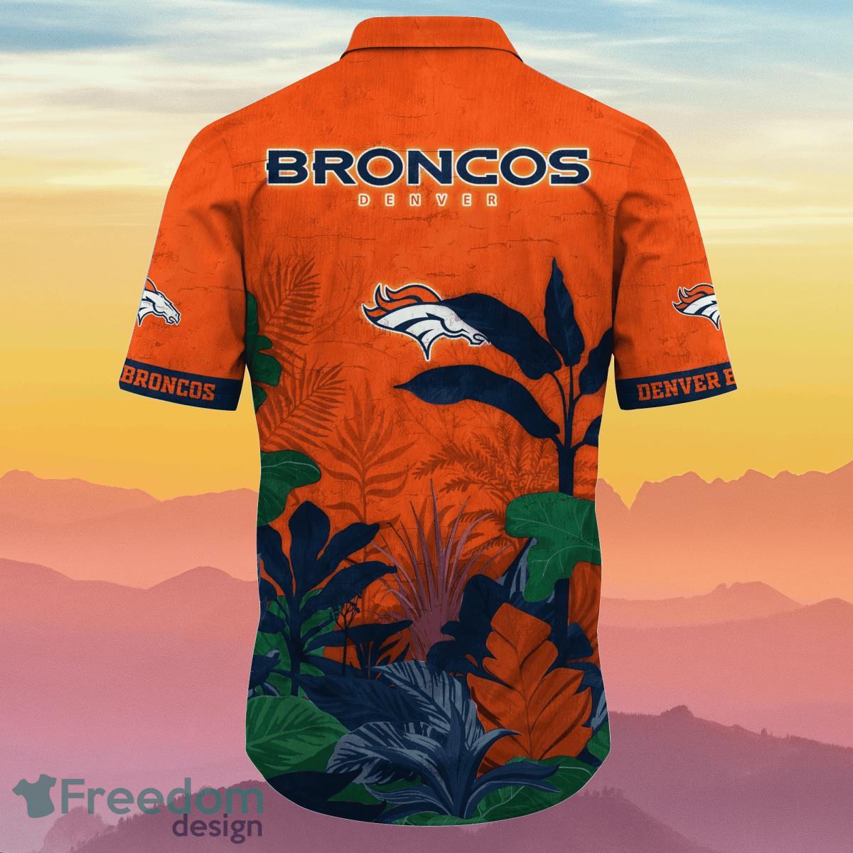 Denver Broncos NFL Flower Hawaiian Shirt Unique Gift For Fans -  Freedomdesign