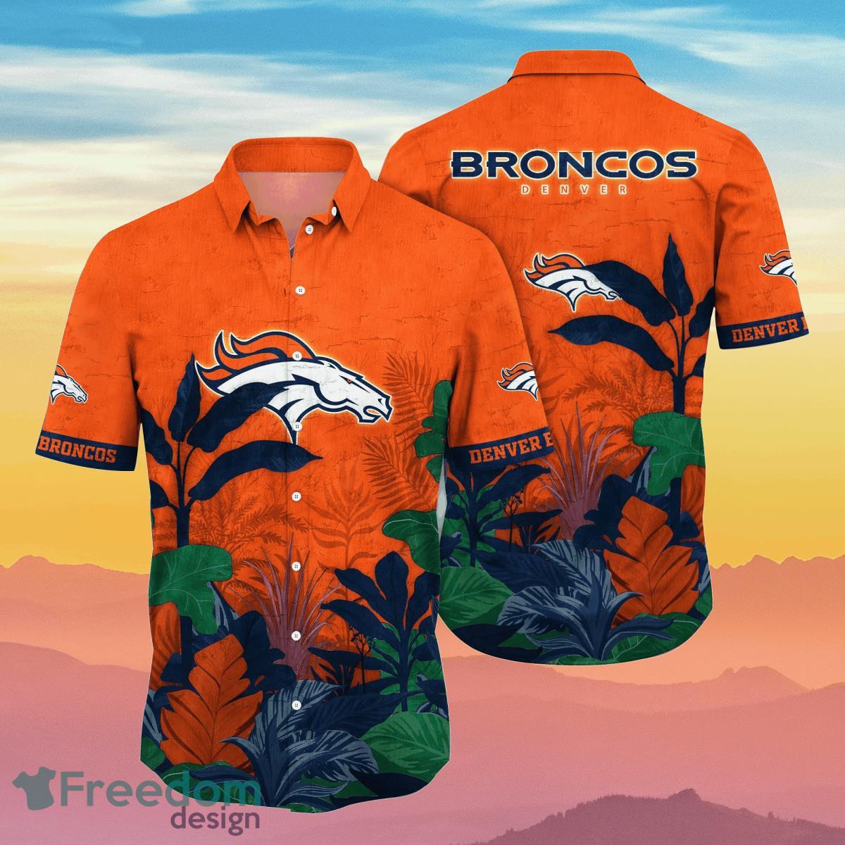 Denver Broncos NFL Flower Hawaiian Shirt Unique Gift For Fans Product Photo 1