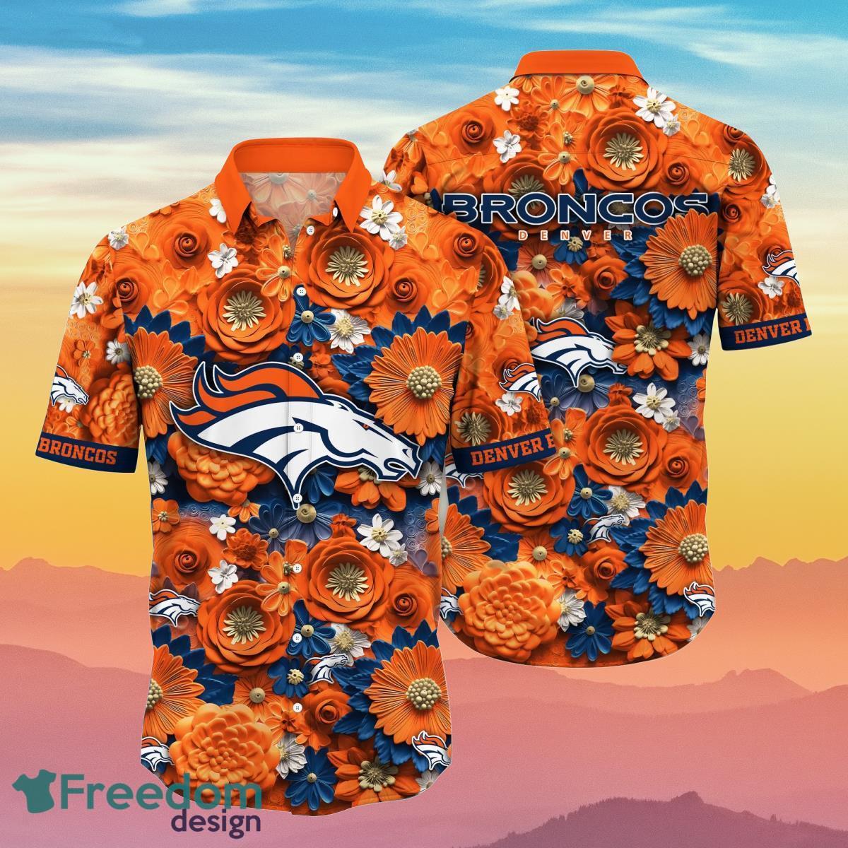 Broncos Hawaiian Shirt Denver Broncos Football Floral Aloha Best