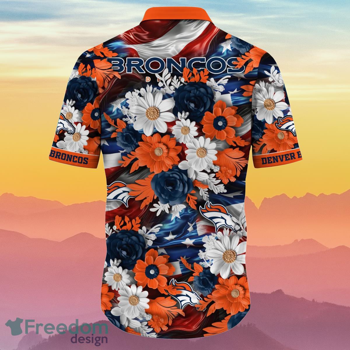 Denver Broncos NFL Custom Name Hawaiian Shirt For Men Women Best Gift For  Fans - Freedomdesign