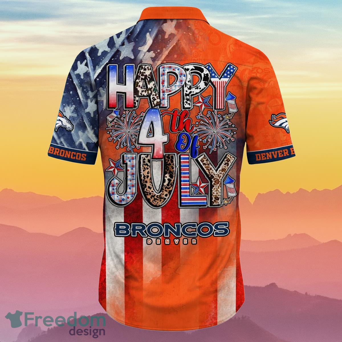 Denver Broncos NFL Hawaiian Shirt And Short Mickey Graphic Printed Gift For  Fans - Freedomdesign