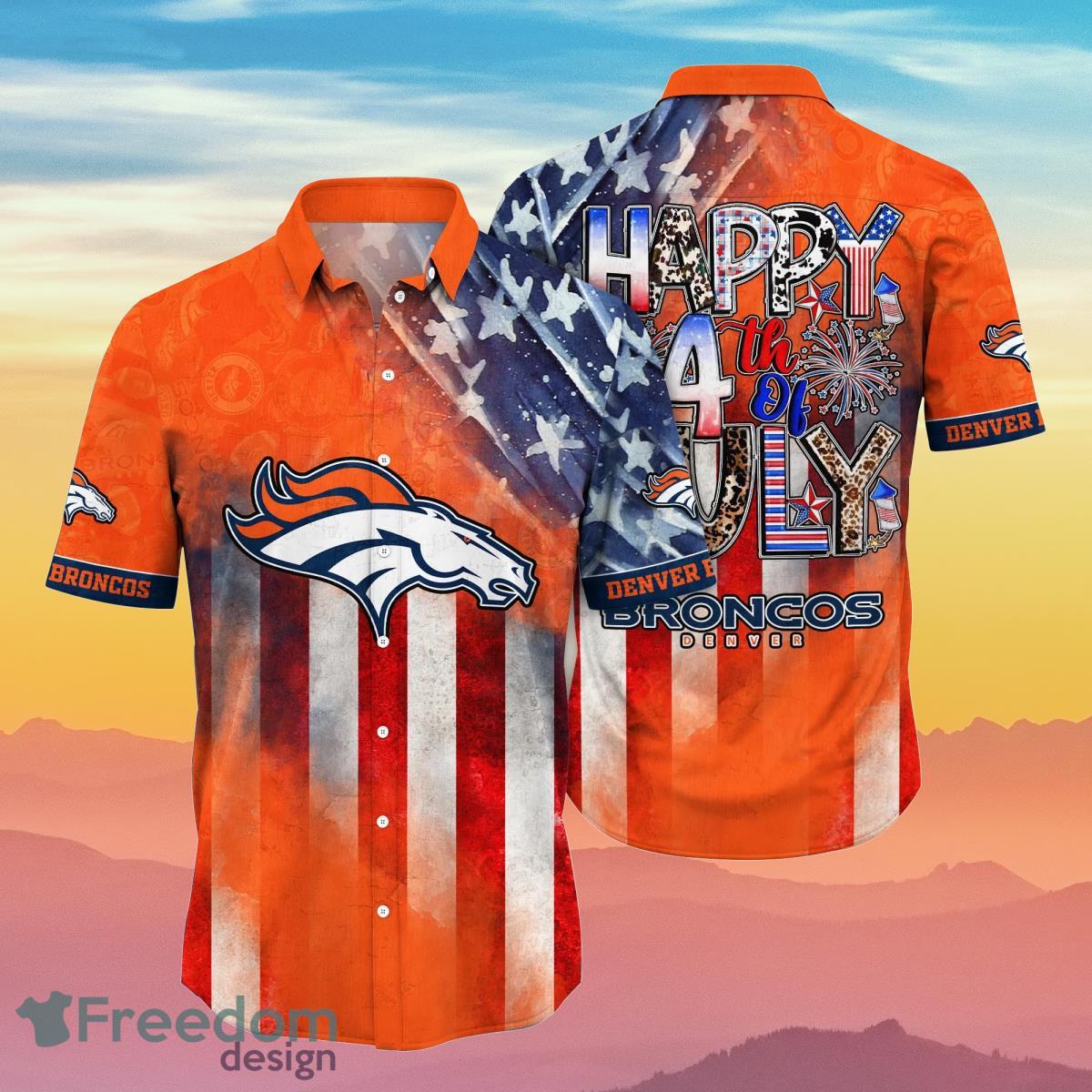 Grateful Dead Homage Denver Broncos T-Shirt