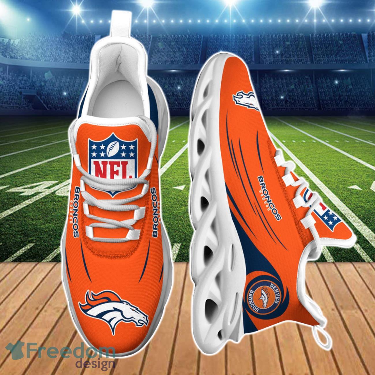 Denver Broncos NFL Max Soul Shoes For Fans Product Photo 2