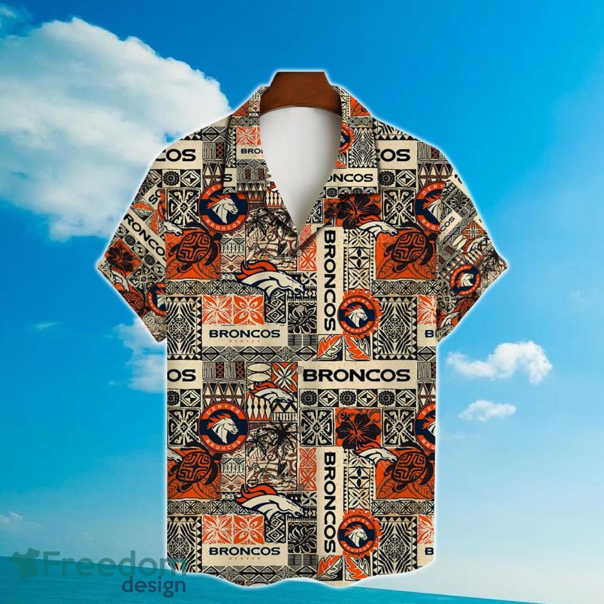 Denver Broncos NFL National Football League 2023 AOP Hawaiian Shirt Product Photo 2