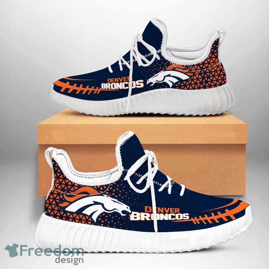 Custom Yeezy Running Shoes For Men Women Denver Broncos NFL